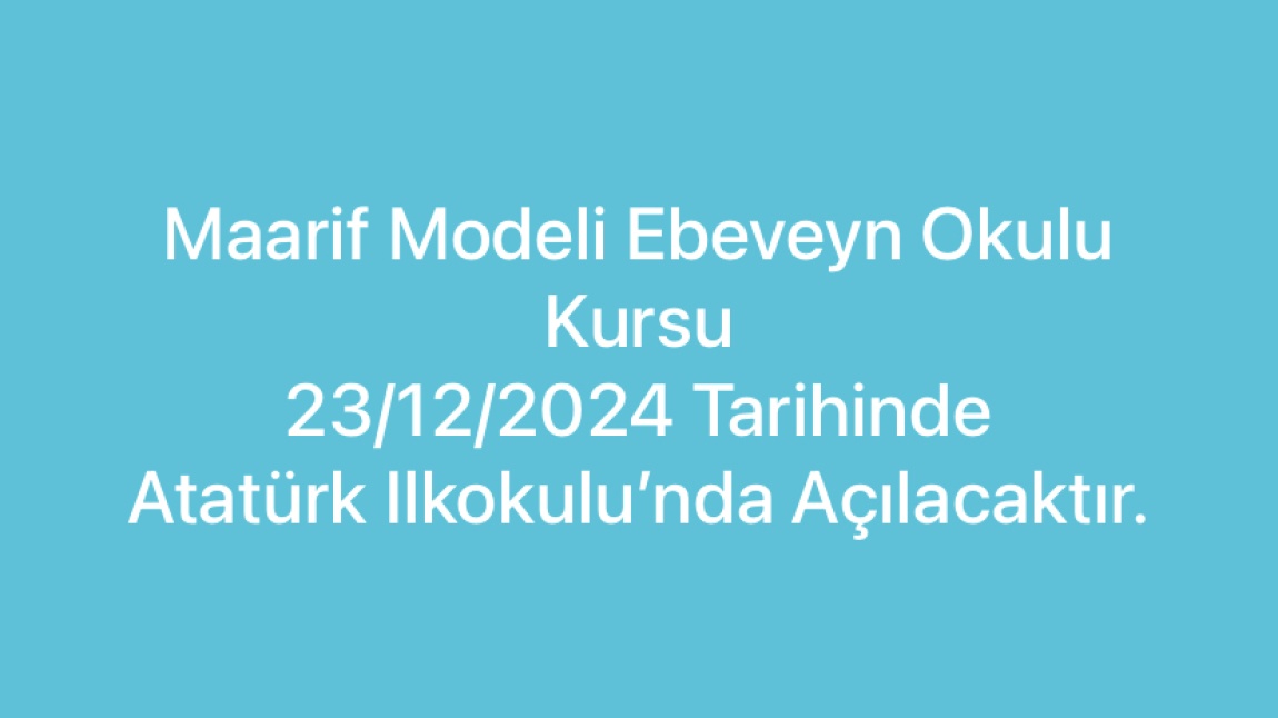 Ebeveyn Okulu Kursı